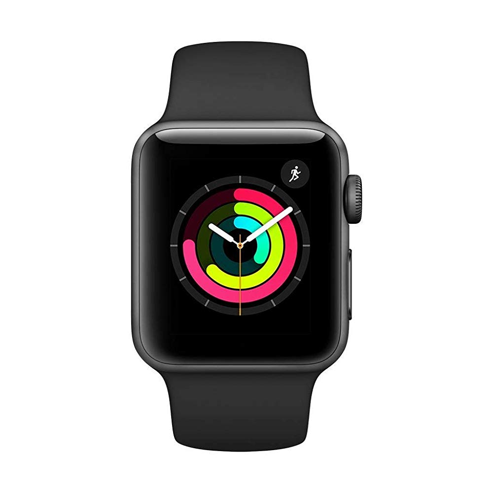 Apple Watch Series 3 (GPS, 38mm) – Space Gray Aluminium Case With Black