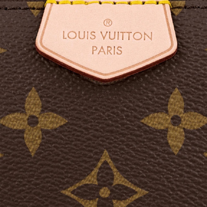 MULTI POCHETTE ACCESSOIRES Rose Clair & Kaki – Louis Vuitton – Shopillor